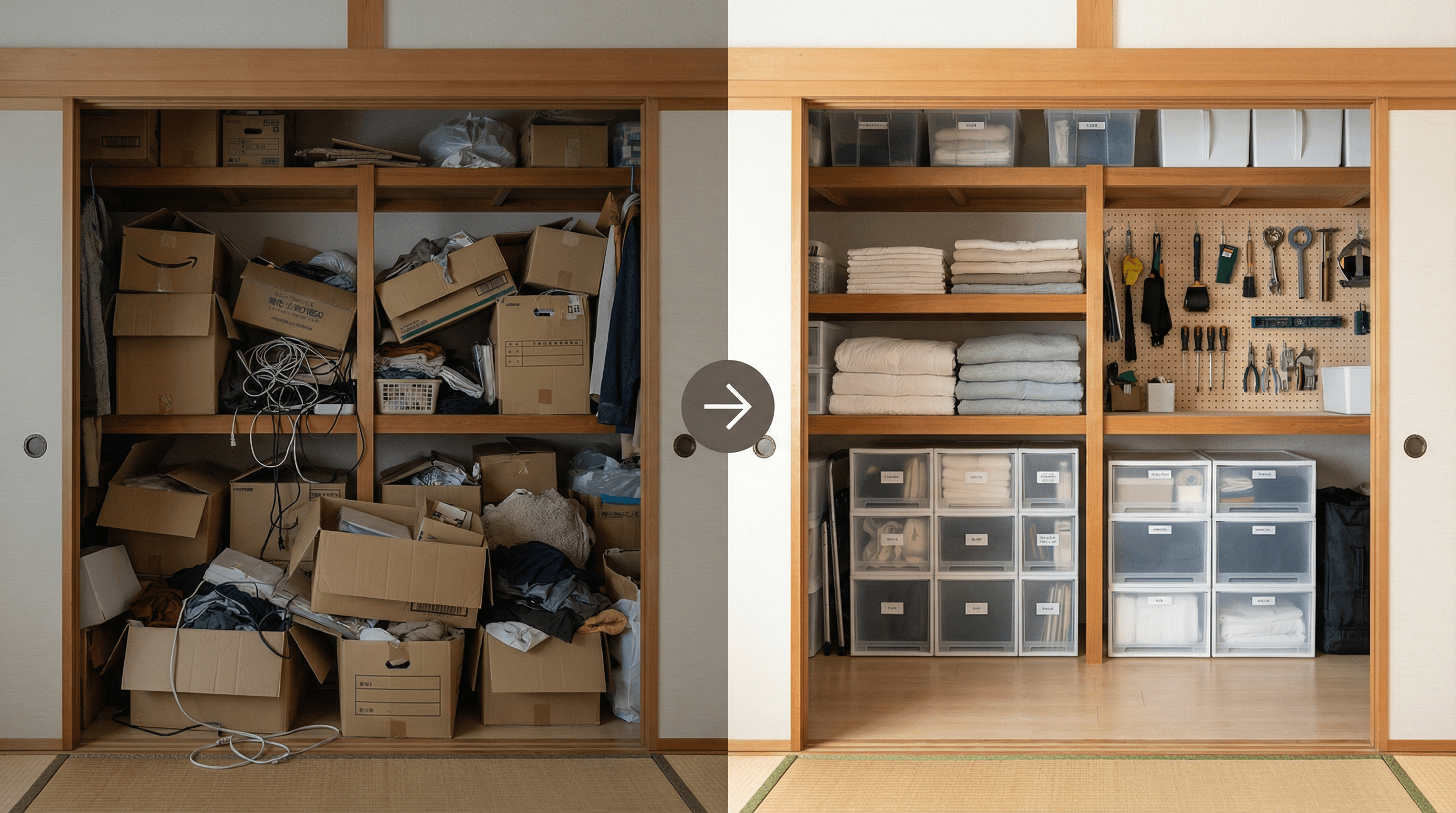 不用品整理 Before/After